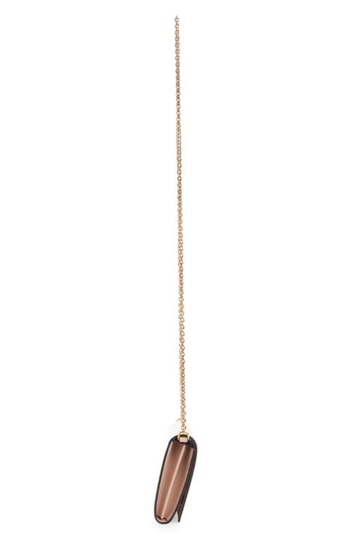 Shop Chloé Iconic Wallet On A Chain In 6j5 Cement Pink