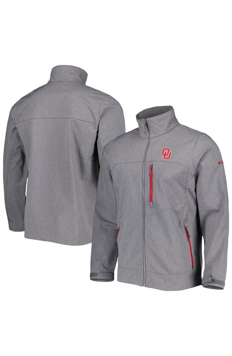 Columbia Men's Columbia Gray Oklahoma Sooners Ascender II Full-Zip Jacket, Main, color, Gray
