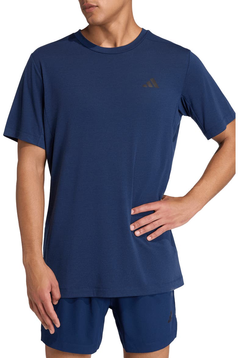 D4T Essentials T-Shirt, Main, color, NIGHT INDIGO