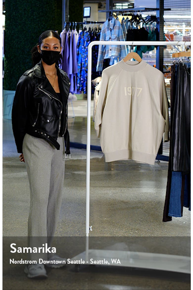 Mock Neck French Terry Pullover video