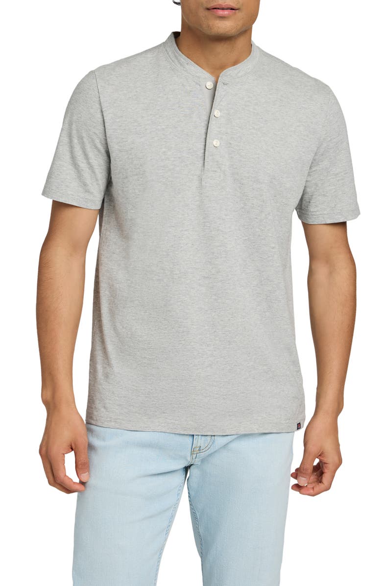 Faherty Sunwashed Organic Cotton Henley, Main, color, 