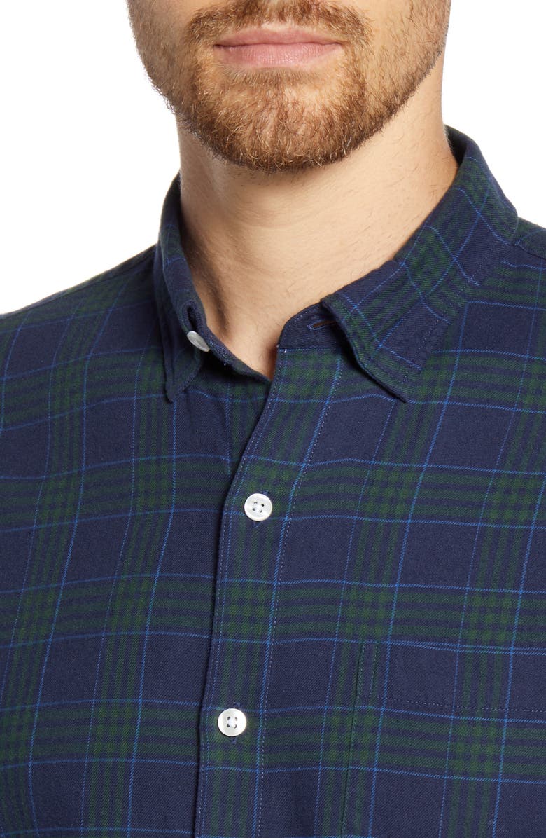 Bonobos Slim Fit Plaid Flannel Button-Up Shirt, Alternate, color, 