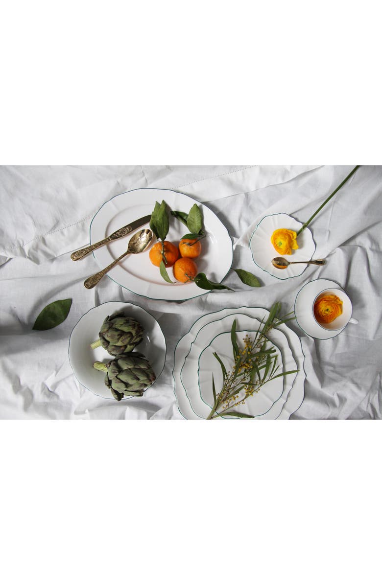 Twig New York Amelie Dinner Plate, Alternate, color, Forest Green