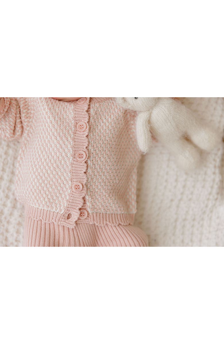 Ely's & Co. Looms Bubble Knit Collection - Cardigan, Alternate, color, Mauve