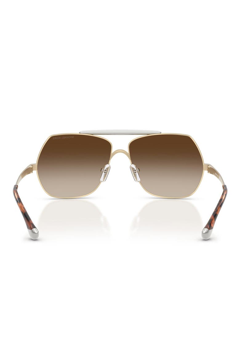 Denver 58mm Pilot Sunglasses, Alternate, color, LIGHT GOLD / SMOKE GRADIENT