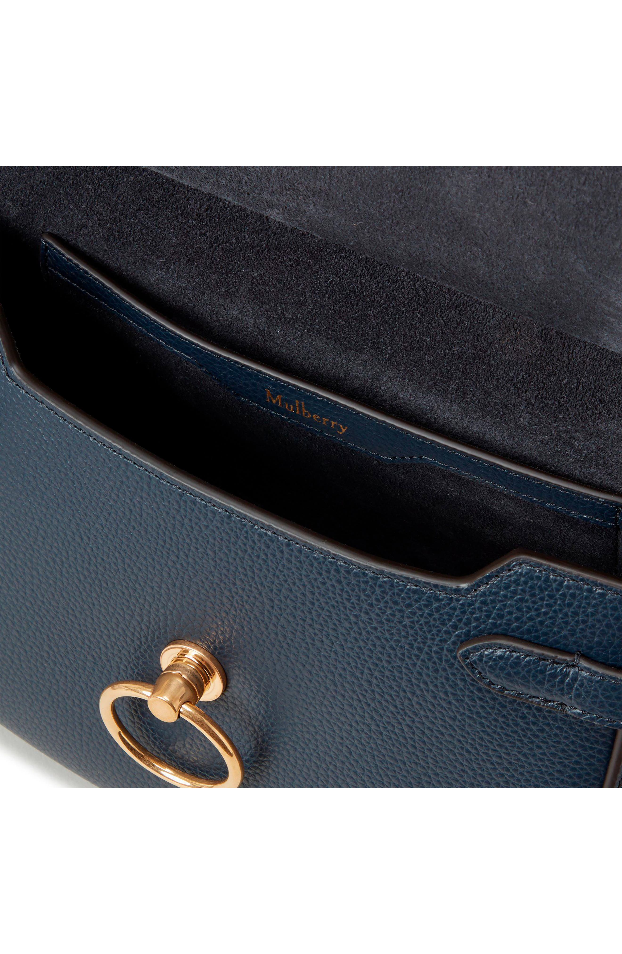 Small Amberley Leather Satchel, Alternate, color, NIGHT SKY