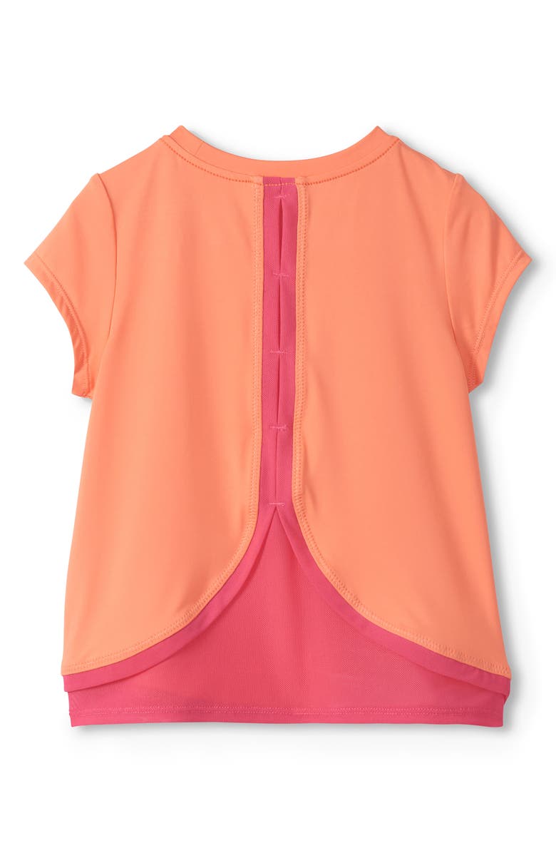 Hatley Kids' Colorblock T-Shirt, Alternate, color, Orange