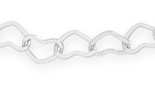 Nashelle Adore Chain Bracelet In Silver