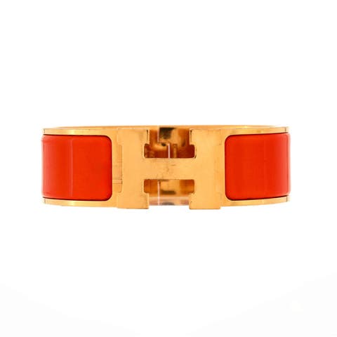 Clic H Bracelet Enamel Wide