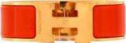 Pre-Owned Hermes Clic H Bracelet Enamel Wide