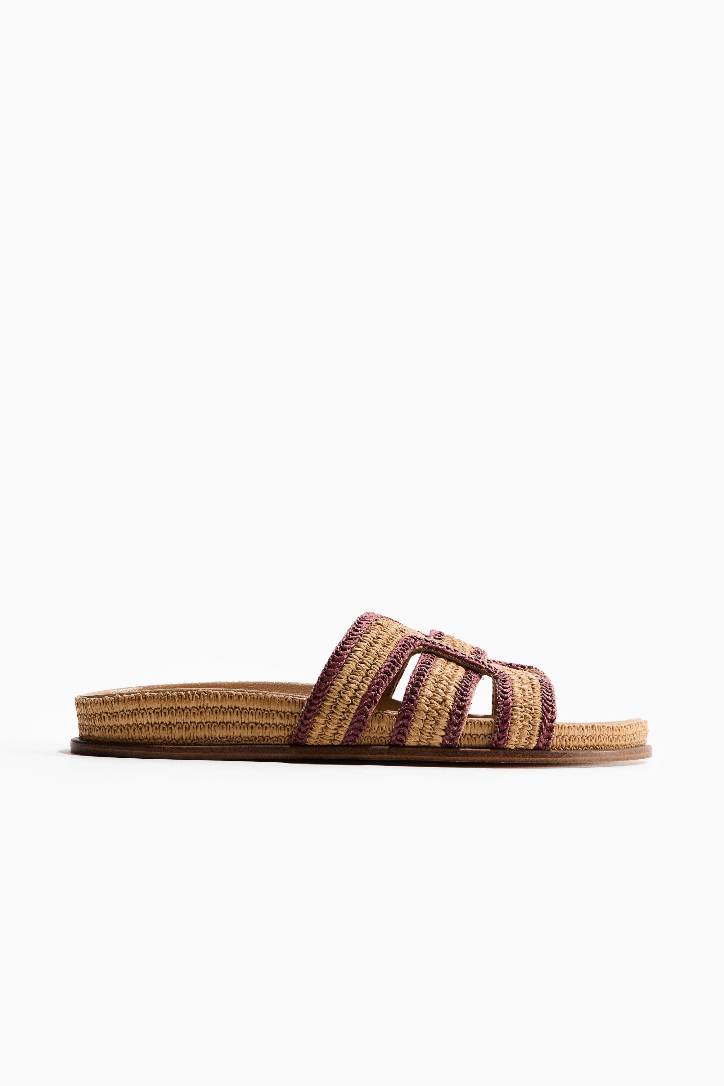 Braided straw sandals - image 2