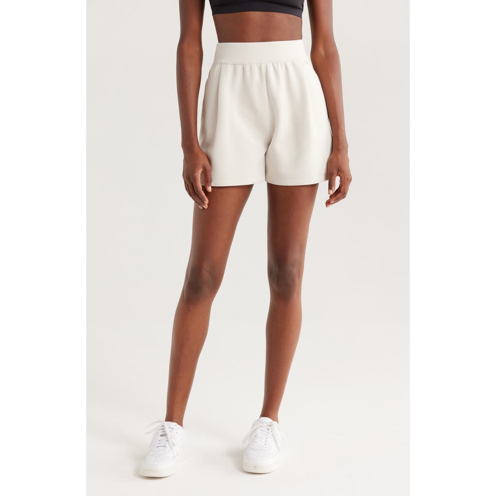 Nike 24.7 Impossiblysoft Dri-fit Mid-rise Loose 4-inch Shorts In Neutral