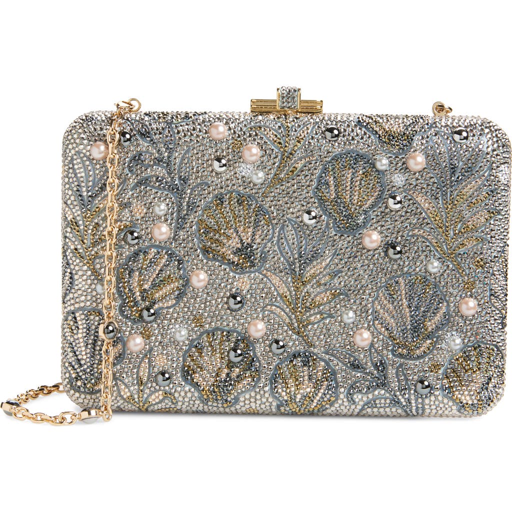 Judith Leiber Couture Shelby Slim Slide Clutch In Multi