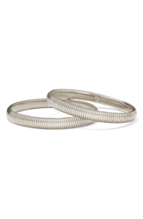 Lady Grey Cobra Set Of 2 Bracelets In Metallic