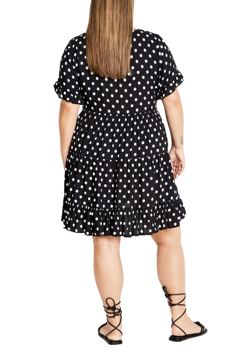 City Chic Nikki Print Dress, Alternate, color, 