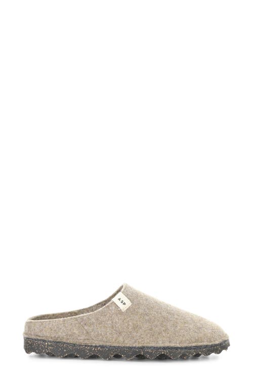 Fly London Natura Wool Felt Mule In Brown