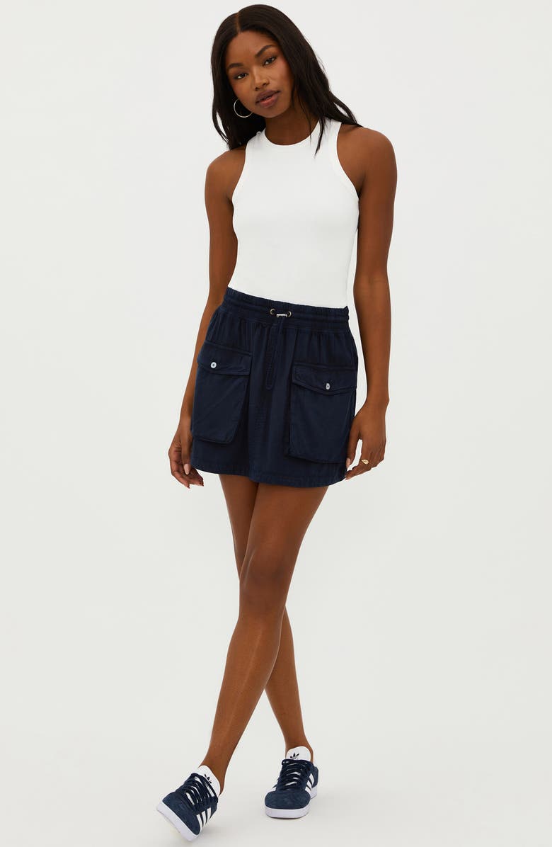 Beach Riot Nicoletta Cotton Blend Cargo Skirt, Alternate, color,