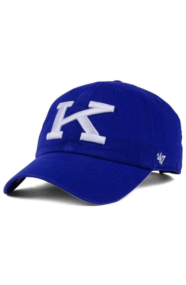 '47 Kentucky Wildcats '47 Clean Up Adjustable Hat - Royal, Main, color,