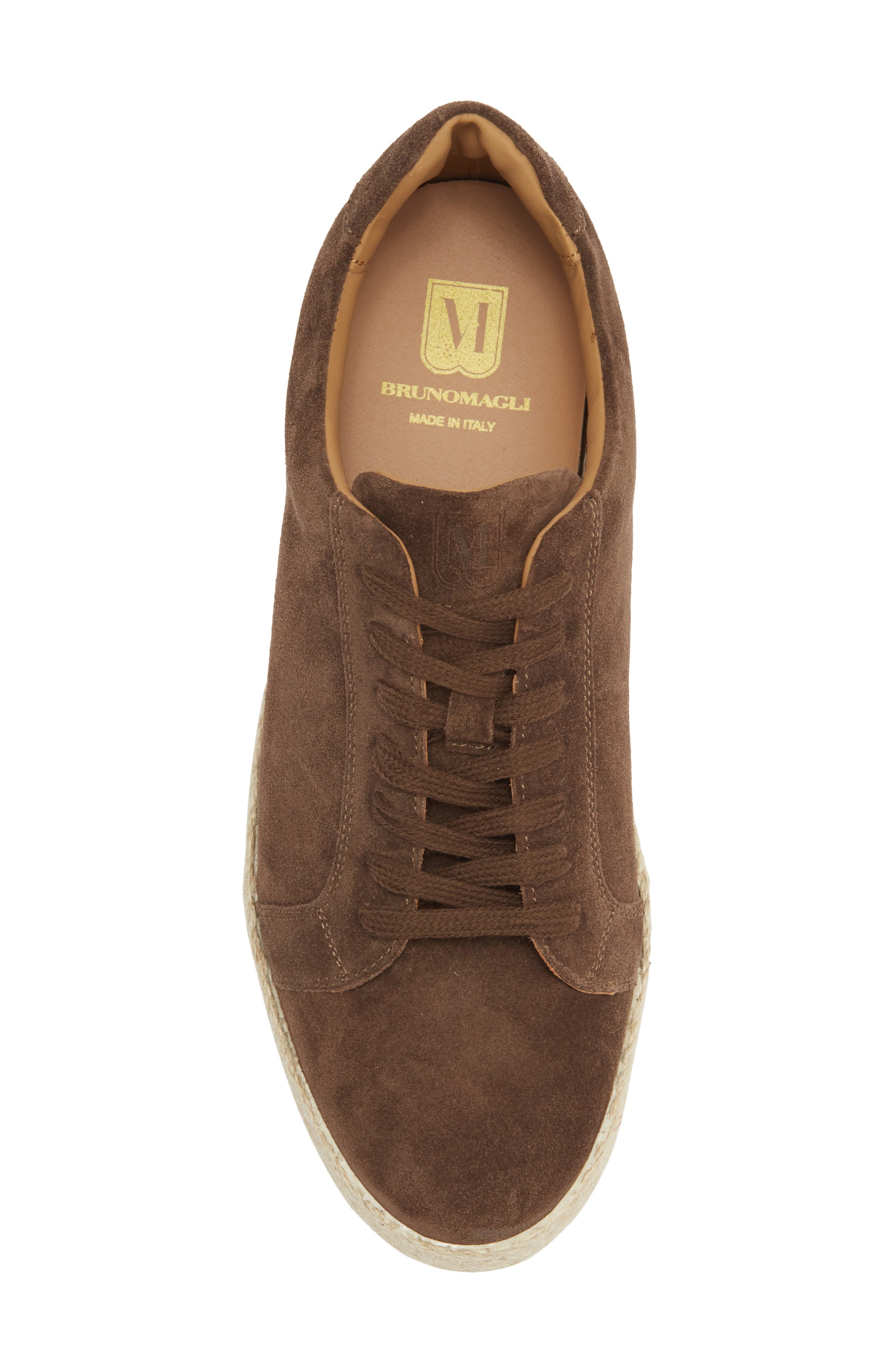 Amalfi Sneaker, Alternate, color, DARK BROWN SUEDE