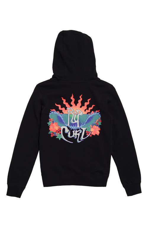 Rip Curl Kids' Dazed Hoodie In Black
