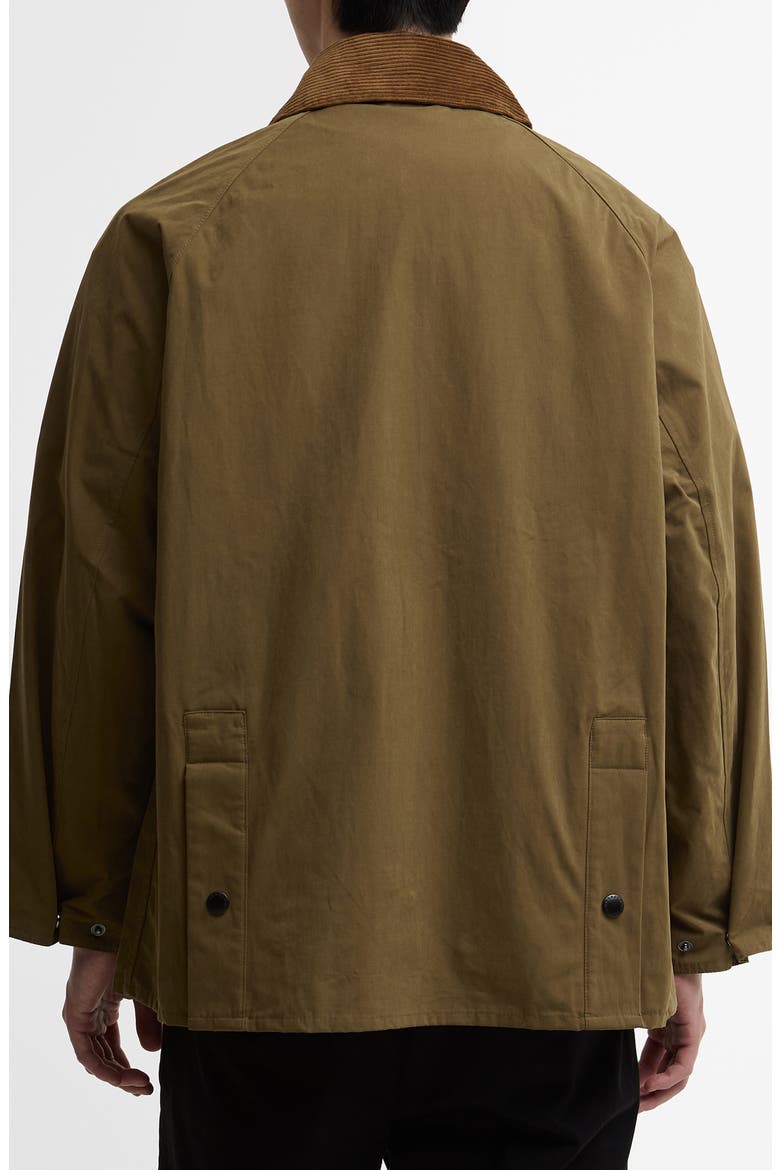 Oversize Peached Bedale Casual Jacket, Alternate, color, DARK SAND