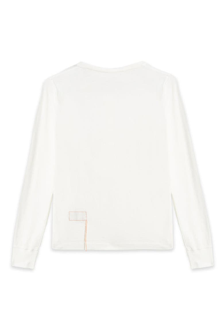 WCoralie Serafino Long Sleeve T-Shirt, Alternate, color, White