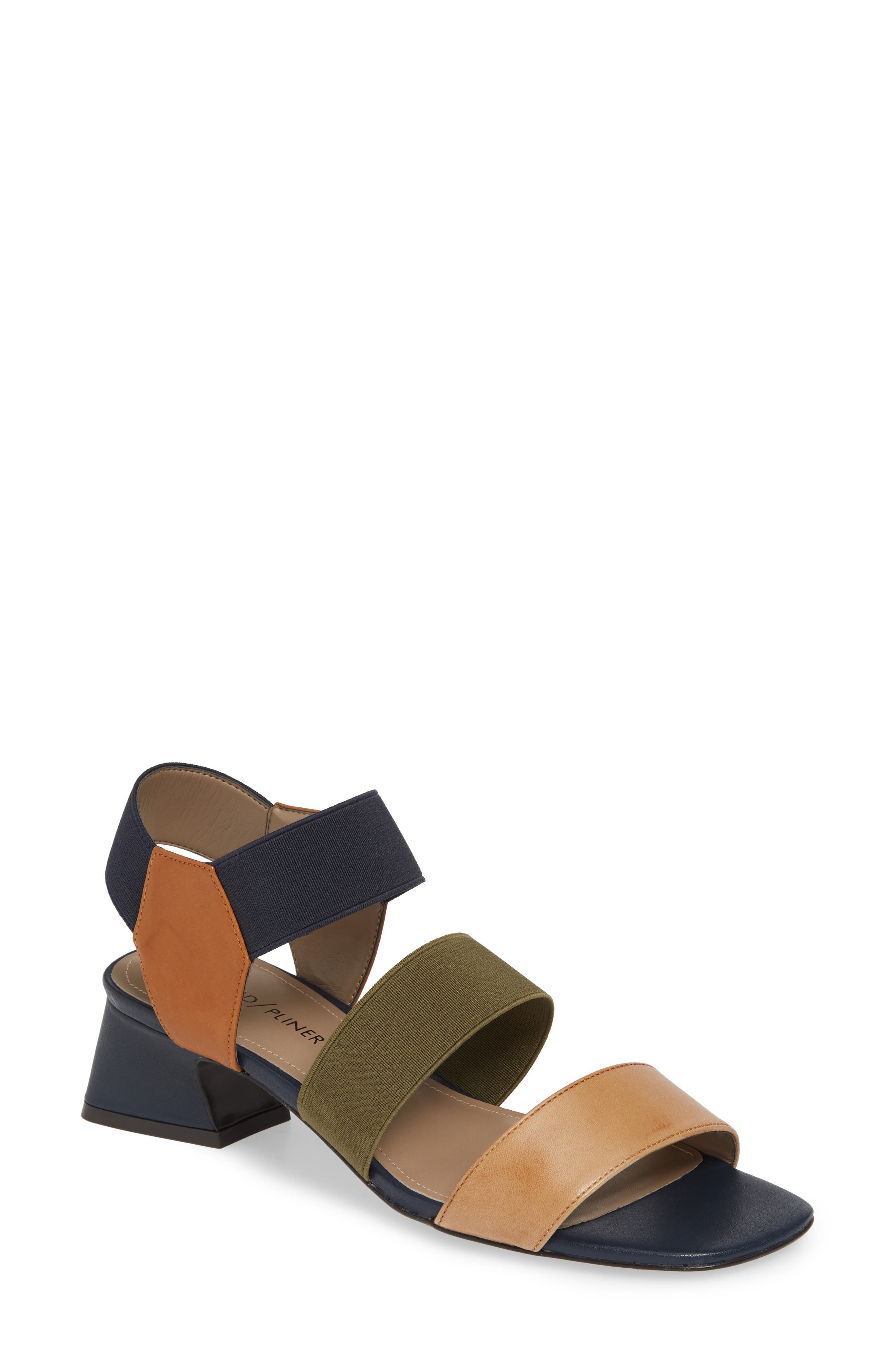 Britini Sandal, Main, color, NUDE LEATHER/ FABRIC