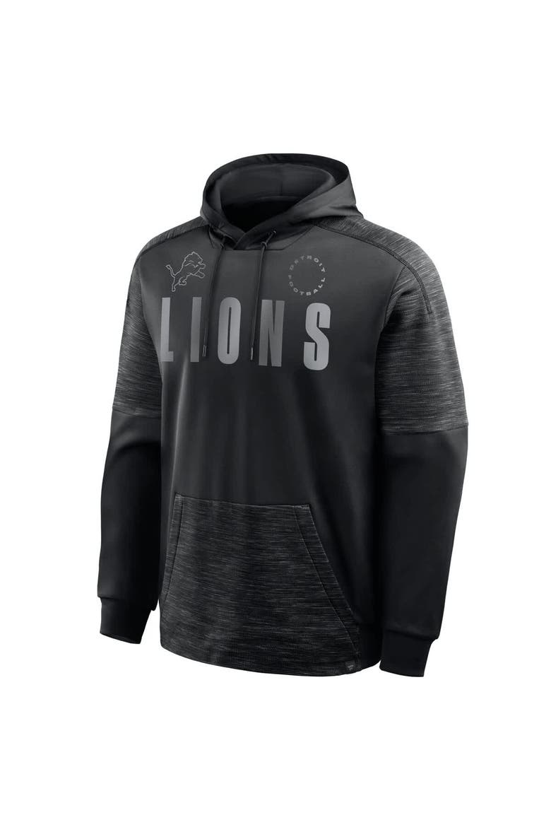 Men's Fanatics Black Detroit Lions Chip Shot Pullover Hoodie, Alternate, color, Black