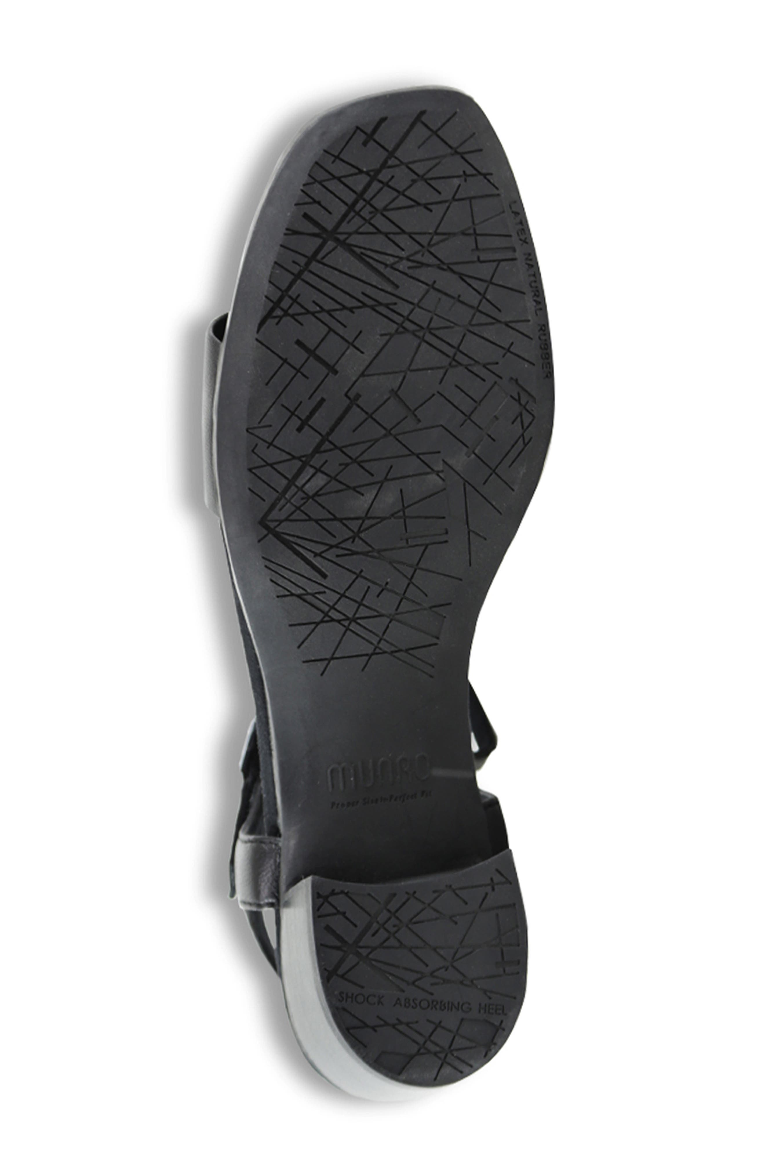 Nicolette Sandal, Alternate, color, BLACK LEATHER
