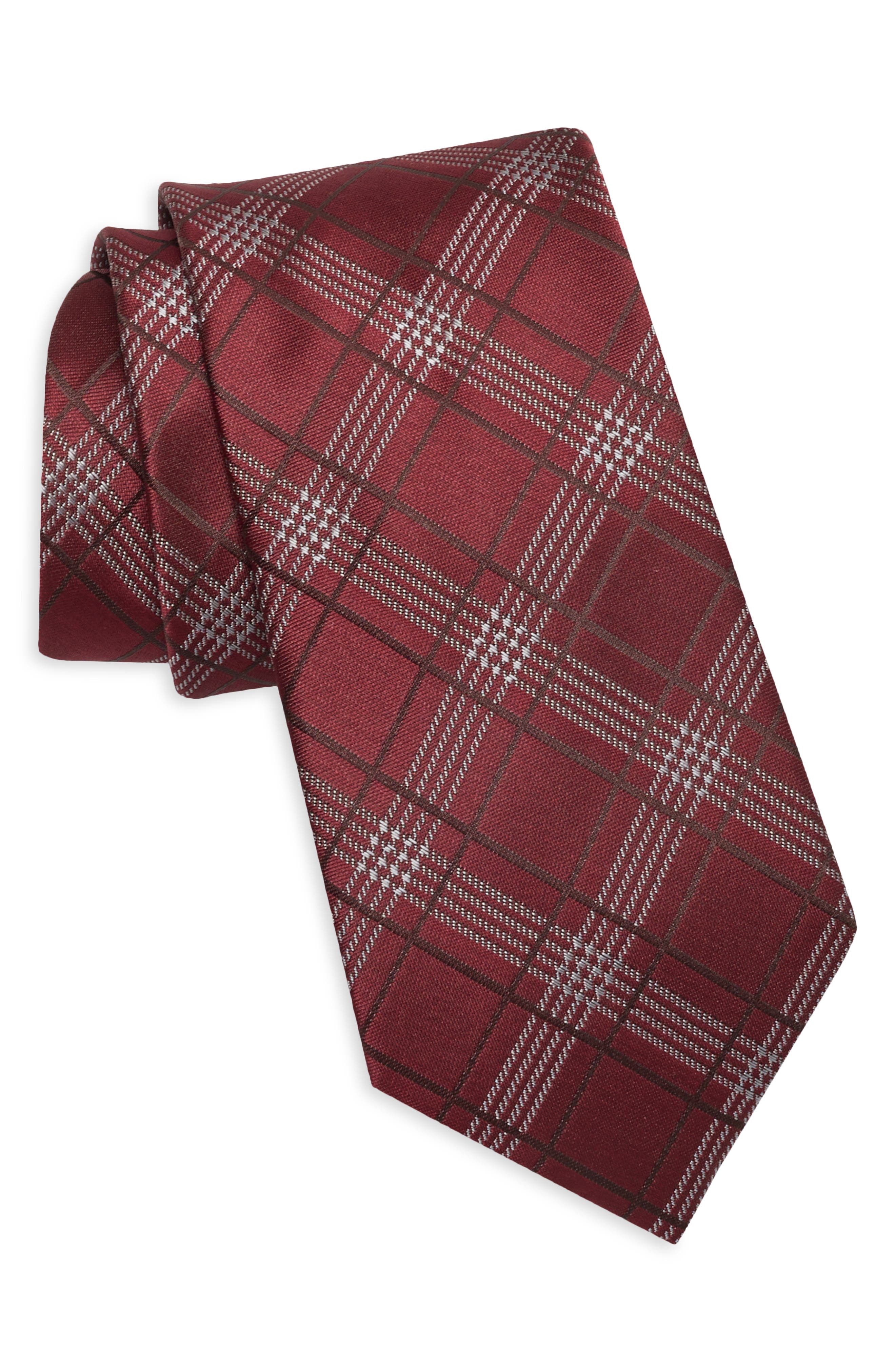 Freely Plaid Jacquard Tie