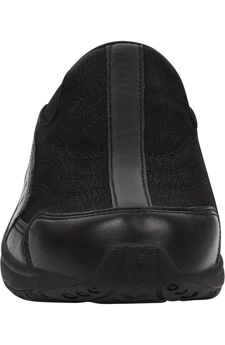 Easy Spirit Traveltime Clog Sneaker, Alternate, color, Black Leather