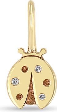 Zoë Chicco Midi Bitty Diamond Ladybug Charm