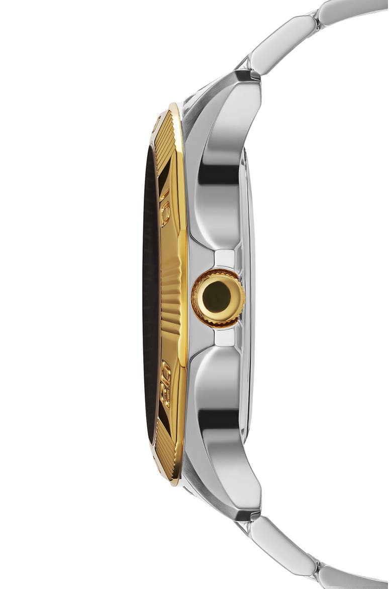 Dtla Multifunction Bracelet Watch, 46mm, Alternate, color, TWO TONE