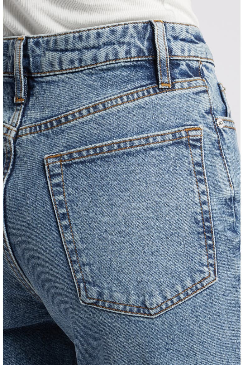 The Pixie Arrow High Waist Relaxed Bootcut Jeans, Alternate, color, LEELA