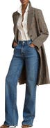 Lauren Ralph Lauren Wool Blend Tweed Coat
