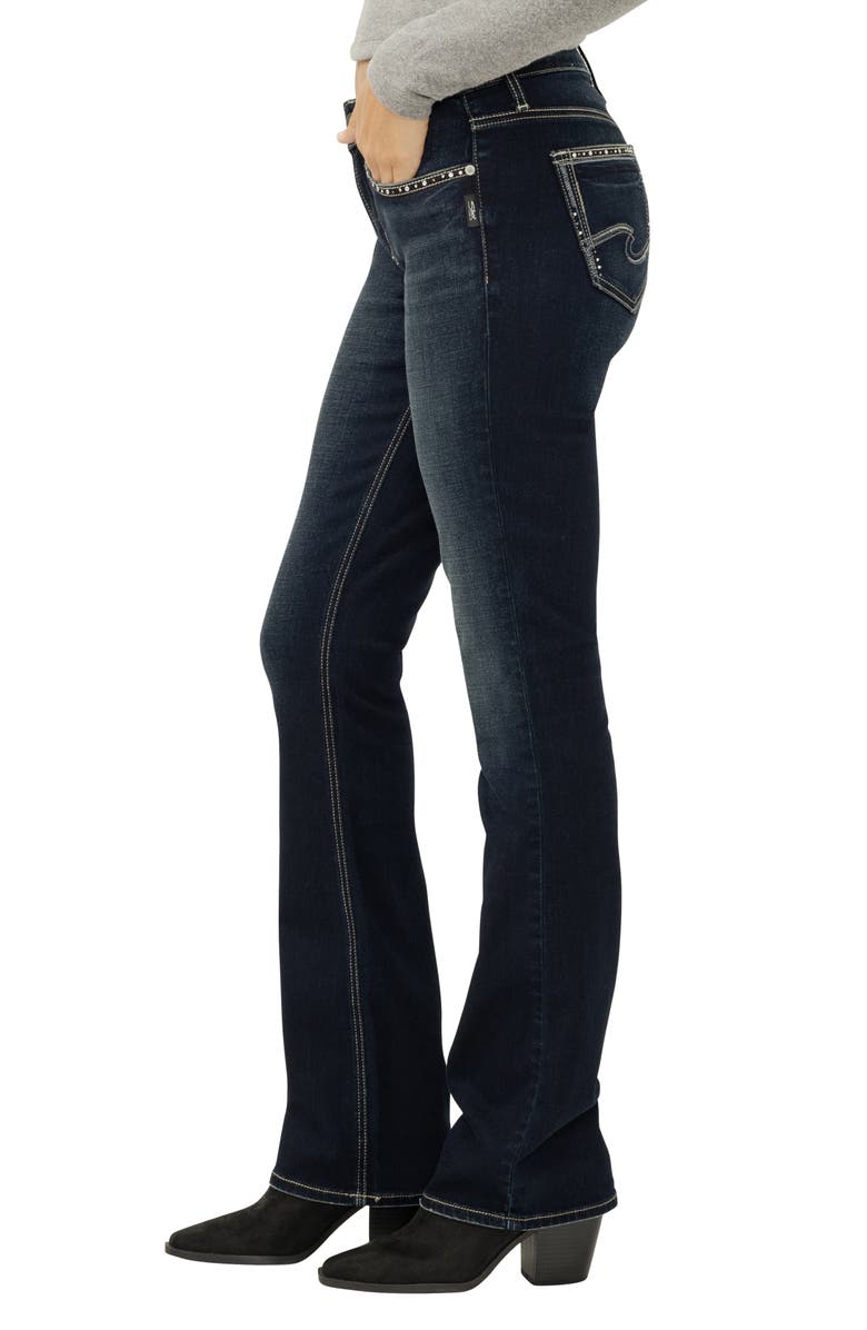 Silver Jeans Co. Elyse Slim Bootcut Jeans, Alternate, color, 