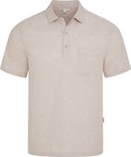 Onia Josh Linen & Cotton Blend Popover Shirt