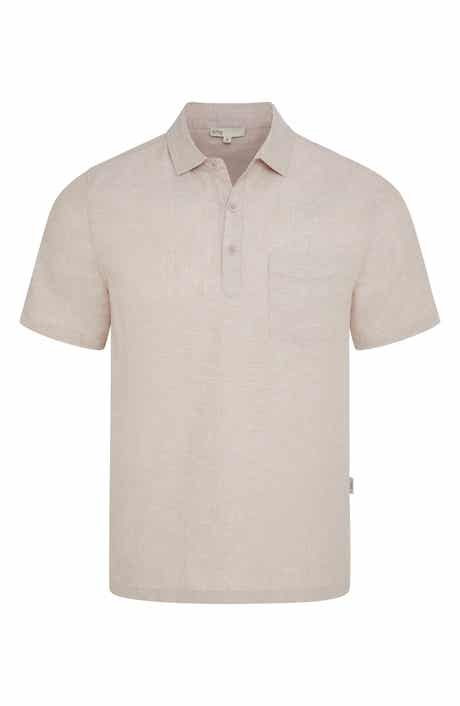 Onia Josh Linen & Cotton Blend Popover Shirt