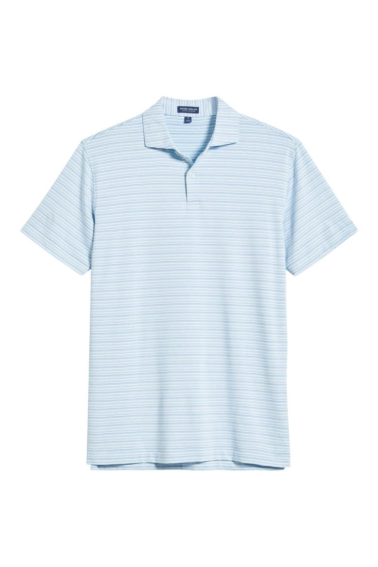 Crown Crafted Cadence Stripe Performance Polo, Alternate, color, BLUE SPRUCE