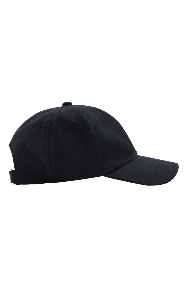 MANGO Wool Blend Baseball Cap, Alternate, color, Navy