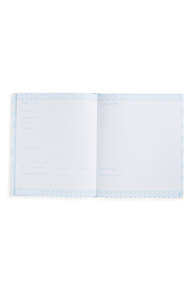 Chevron Baby Book, Alternate, color, BLUE