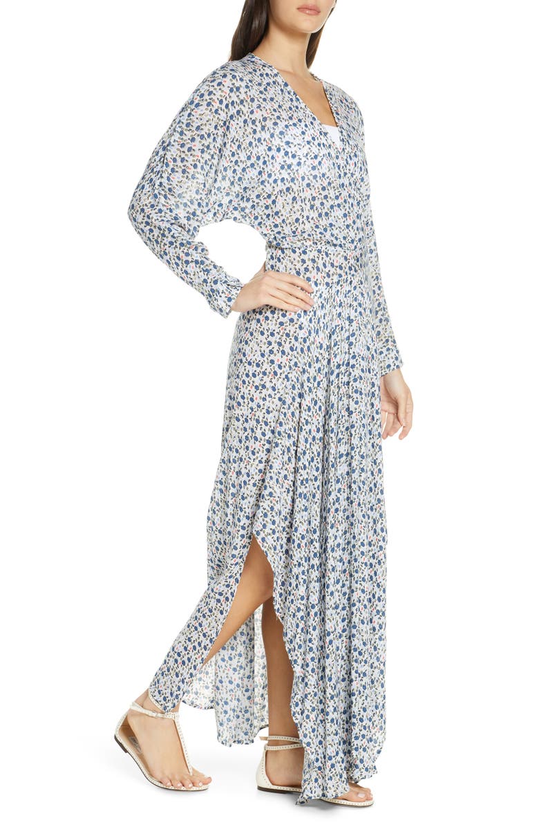 Poupette St Barth Poupette St. Barth Ilona Cover-Up Maxi Dress, Alternate, color,