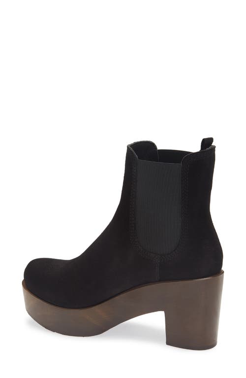Pedro Garcia Dalmi Platform Chelsea Boot In Black