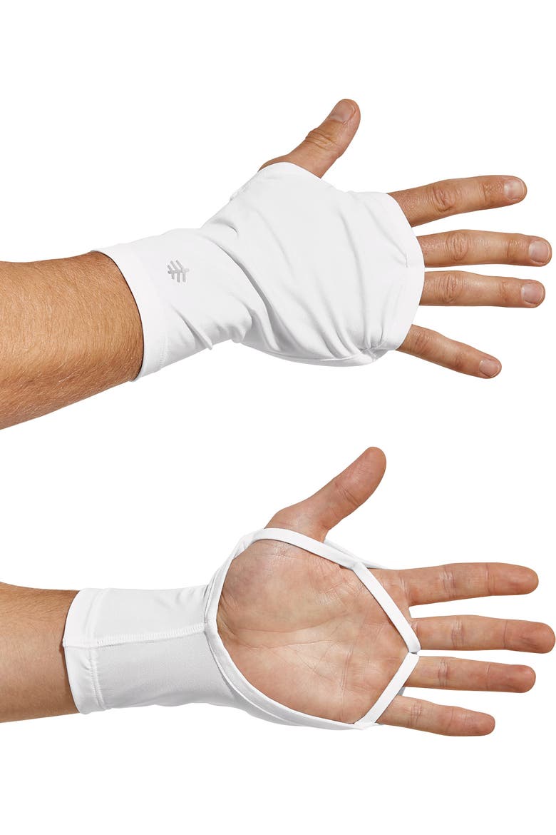 Tramo Performance UV Hand Cover, UPF 50+ Sun Protection, Main, color, White