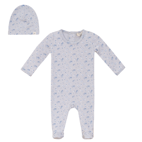 Floral Print Romper with Hat (Baby)