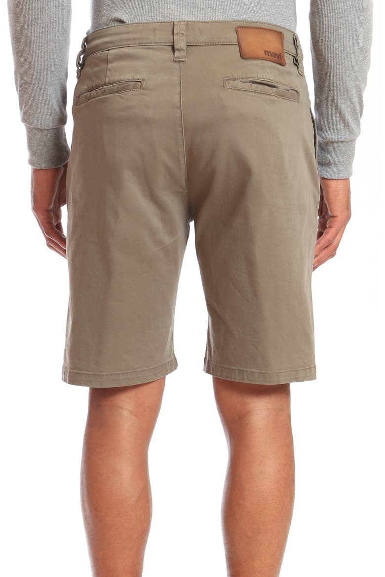 Jacob Twill Chino Shorts, Alternate, color, DUSTY OLIVE SATEEN TWILL
