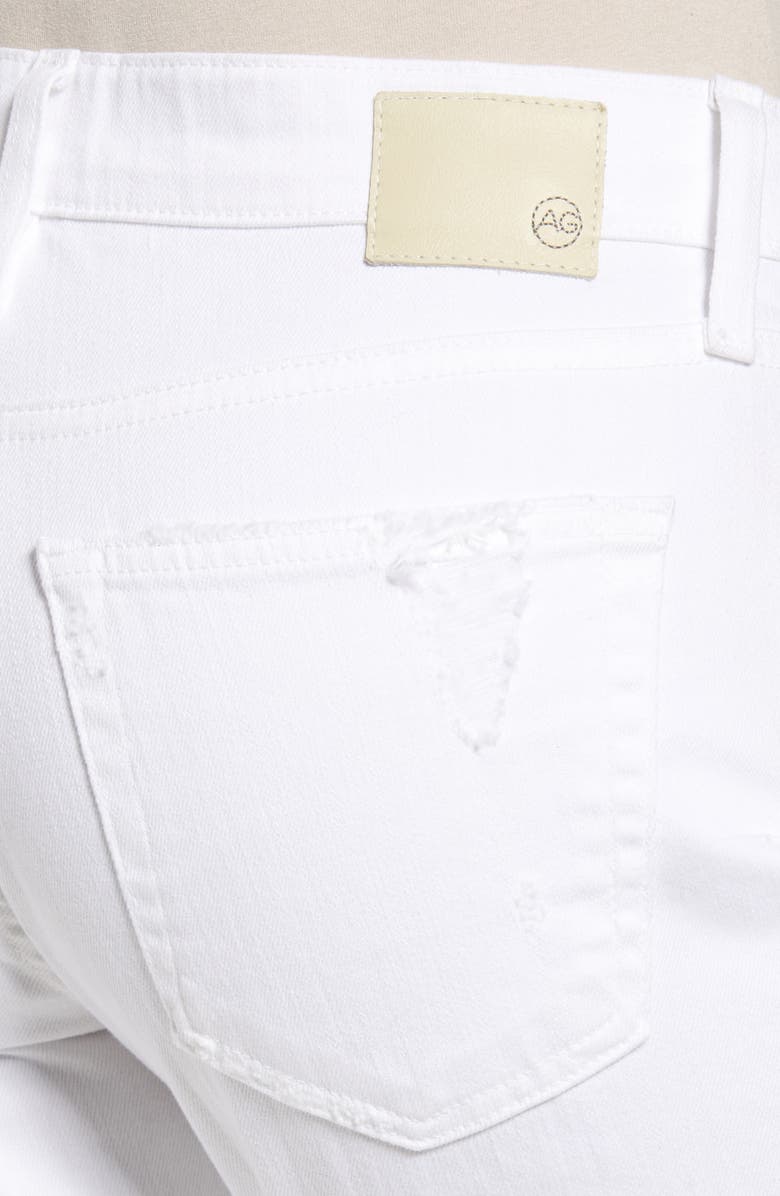AG The Ex-Boyfriend Crop Slim Jeans, Alternate, color, 1 Year Vivid Wh