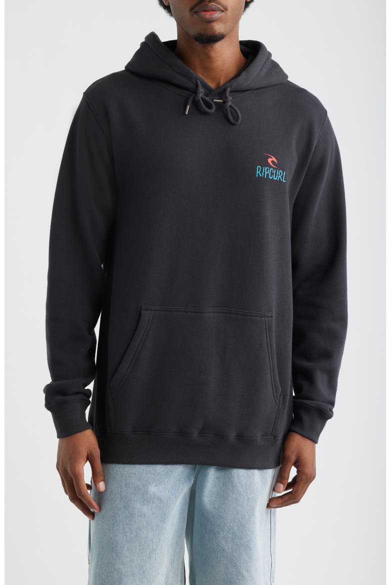 Shred Hoodie, Main, color, WASHED BLACK