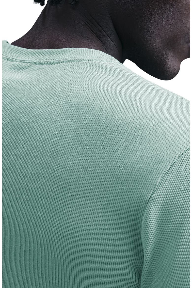 Rib Short Sleeve T-Shirt, Alternate, color, CANNON