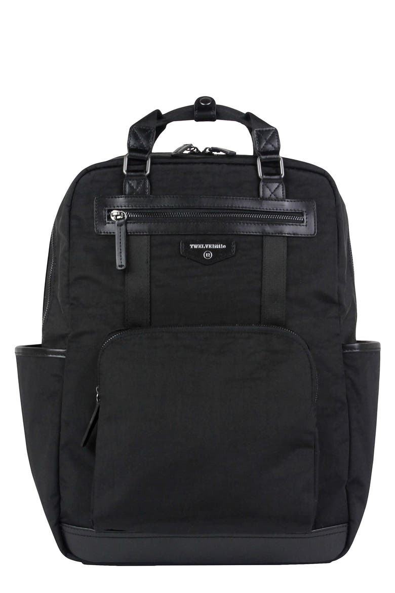 Courage Backpack Diaper Bag, Main, color, BLACK